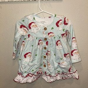 Sweethoney Santa tunic set. 2T.
